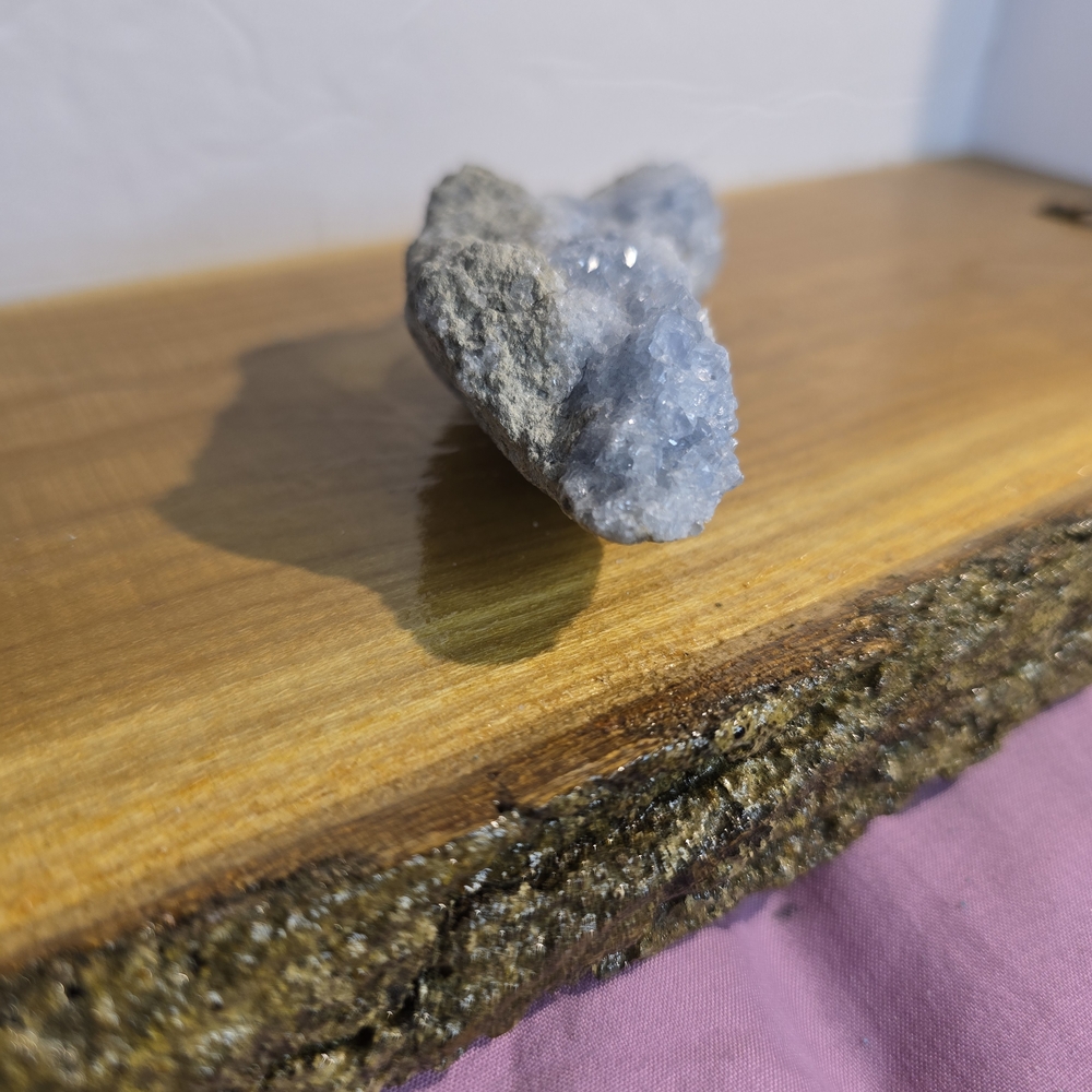 Natural Blue Celestite  Crystal Geode - Picture 3 of 5